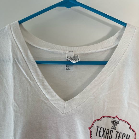 White Texas tech v neck - Picture 3 of 7